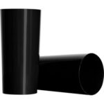 COPO DE REFRI PRETO 340ML COM 10UNID  - STRAWPLAST - Imagem 2
