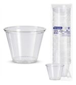 COPO DE PLÁSTICO PET 260ML PARA TAMPA BOLHA COM 50UN  - BOMPACK - Imagem 4