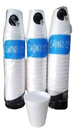 COPO TÉRMICO DE ISOPOR EPS 08oz COM 20UN - 237ML - Imagem 2