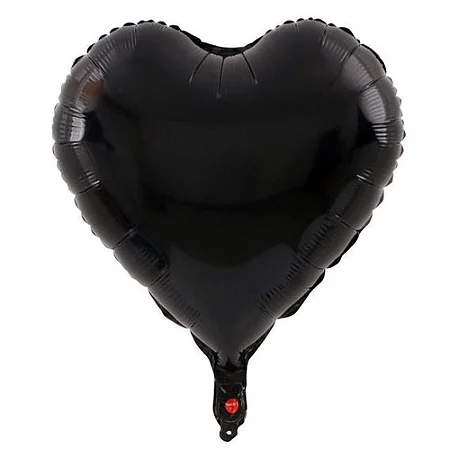 15347002748-corpreto-im6tjdnx33.webp BALÃO METALIZADO CORAÇÃO PRETO 18 POLEGADAS 45CM - Imagem 1