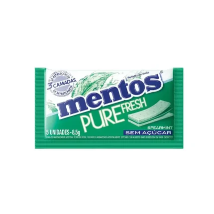 CHICLETES PURE FRESH 3L SPEARMINT COM 5UN - MENTOS