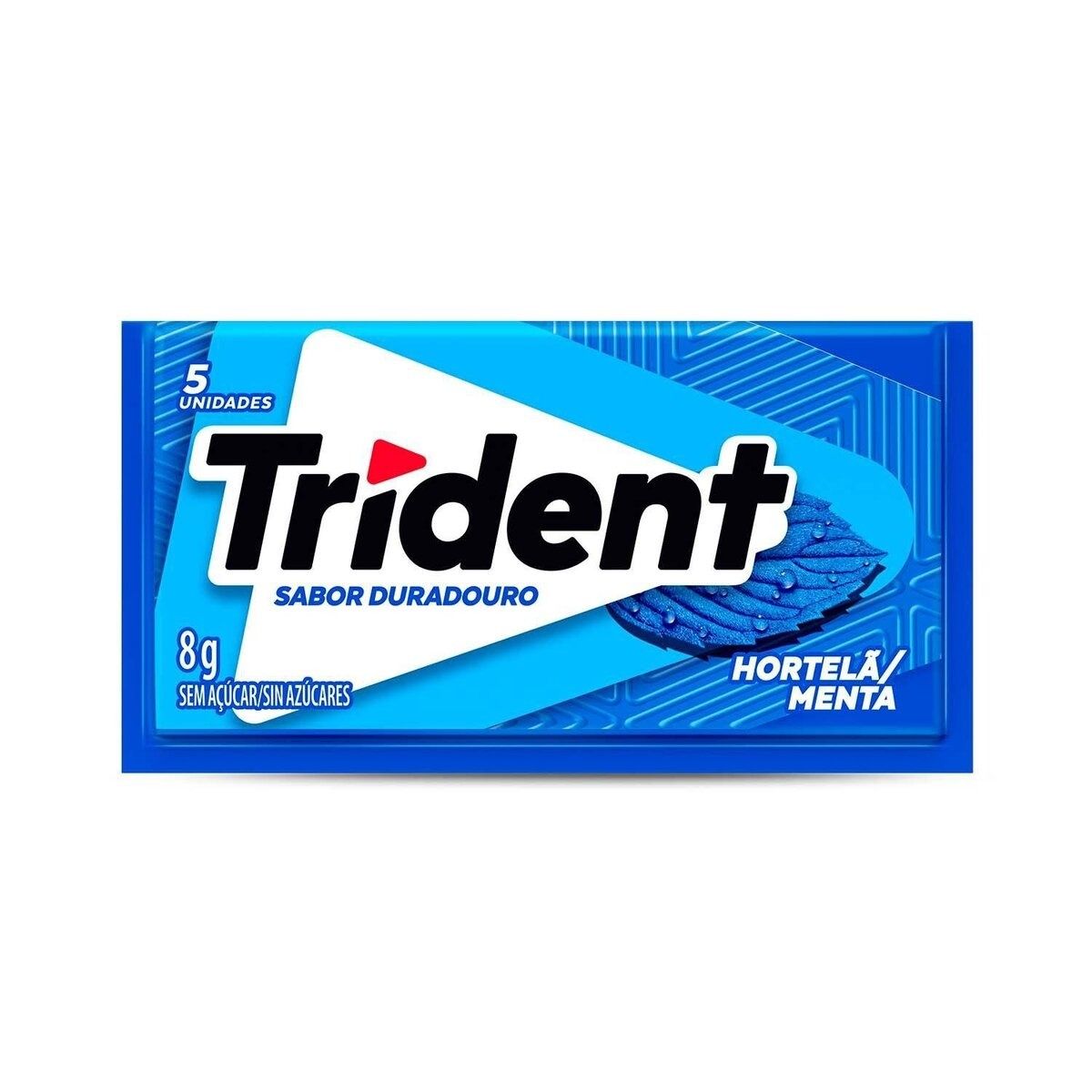 15389232378-trident-chiclete-sem-acucar-sabo-2.jpg CHICLETES HORTELÃ 8G - TRIDENT - UNID - Imagem 1