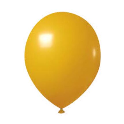 BALÃO DE LATÉX 8 POLEGADAS AMARELO REDONDO COM 50UN - JOY