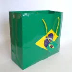 SACOLA DE PRESENTE BRASIL 32X19X12CM