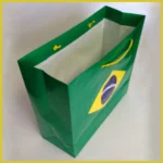 SACOLA DE PRESENTE BRASIL 32X19X12CM - Imagem 2