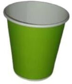 COPO DE PAPEL LISO VERDE LIMÃO COM 10 UNID - Imagem 3