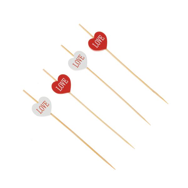 15531245407-palito-em-bambu-para-petiscos-coracao-branco-vermelho-12cm-20un-silver-6ce9562a-383f-4cc5-a0ca-3.jpg PALITO DECORATIVO CORAÇÃO LOVE 12CM COM 12 UN - Imagem 1