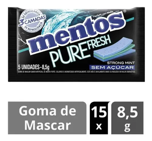 15535641235-d-nq-np-646993-mlu72637433381-112023-o.webp CHICLETE MENTOS PURE FRESH 3 CAMADAS STRONG MINT COM 5 UNIDADES 8,5G - Imagem 1