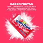 CHICLETES MENTOS PURE FRUIT 5 UNID 8,5GR