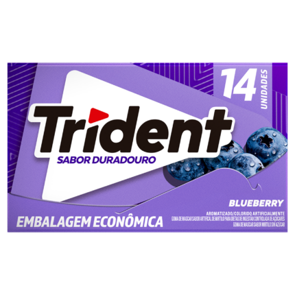 CHICLETES  BLUEBERRY 14UN 25,2GR - TRIDENT
