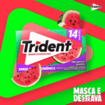 CHICLETES MELANCIA 14UN 25,2G - TRIDENT