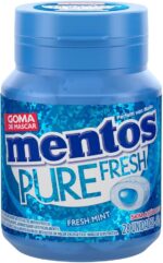 GOMA DE MASCAR MENTOS GARRAFA FRESH MINT 28UN 56G SEM AÇUCAR