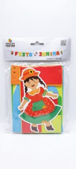 FAIXA DECORATIVA FESTA JUNINA COLORS 12X16CM