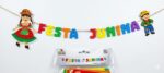 FAIXA DECORATIVA FESTA JUNINA COLORS 12X16CM - Imagem 2