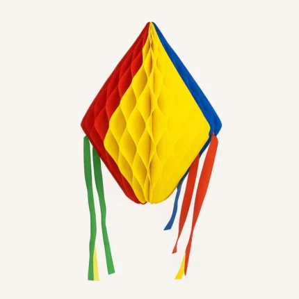 BALÃO JUNINO COM FITAS PARA DECORAÇÃO COM 35CM          
