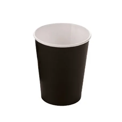 COPO DE PAPEL LISO PRETO COM 10 UN - CELEBRAR