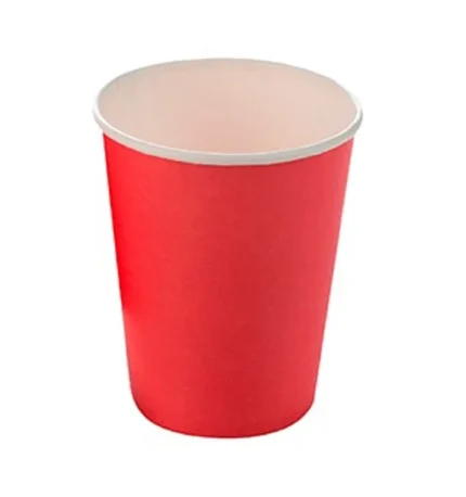 COPO DE PAPEL LISO VERMELHO COM 10UN - CELEBRAR