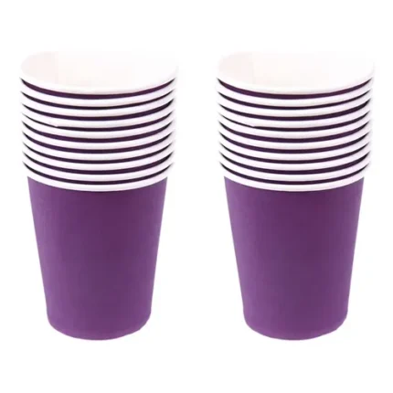 COPO DE PAPEL LISO LILÁS COM 10UN - CELEBRAR