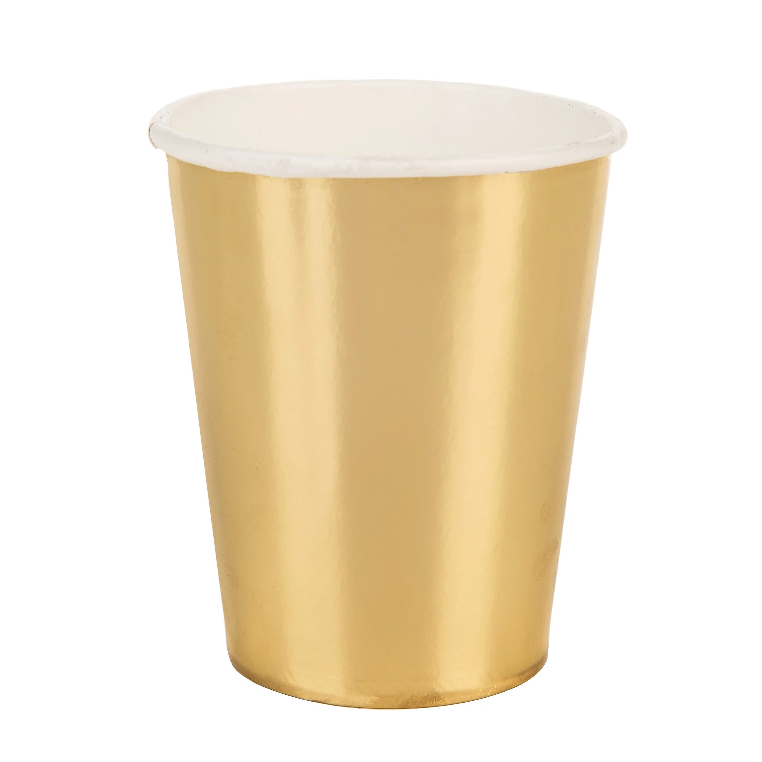 15561604278-399e81e0db.webp COPO DE PAPEL DOURADO COM 8UN - CELEBRAR - Imagem 1
