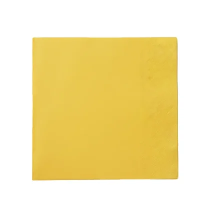GUARDANAPO AMARELO 33X33CM 20UNI