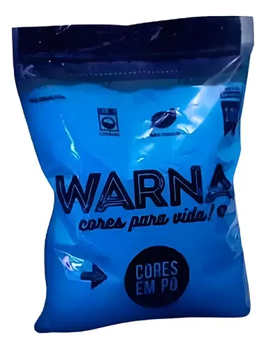 PÓ COLORIDO WARNA 50G C/1 UN  - AZUL