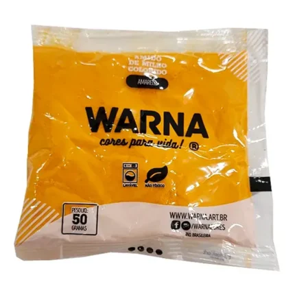 PÓ COLORIDO WARNA 50G C/1 UN  - AMARELO