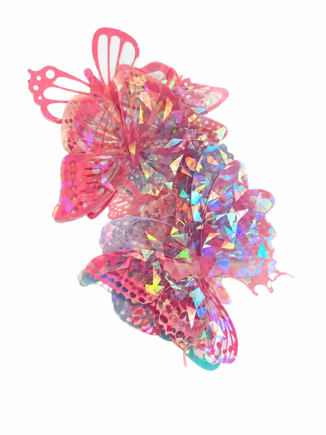 15563341896-whatsapp-image-2026-06-22-at-14-59-11.jpeg KIT BORBOLETAS DECORATIVAS C/12 UN - FURTA COR - ROSA - Imagem 1