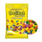 BALA JELLY BEANS FRUTAS SORTIDAS DELIKET 150G - DORI - Imagem 3