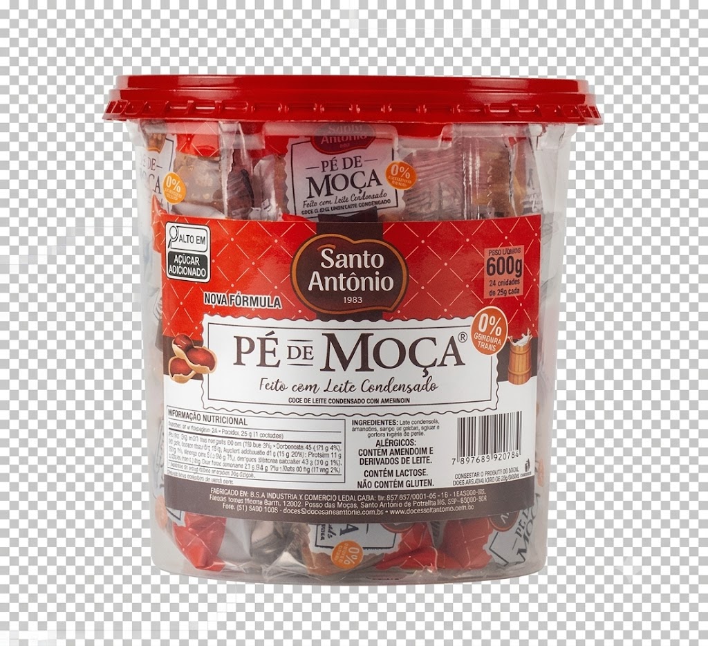 15557000687-123.jpg PÉ DE MOÇA TRADICIONAL POTE 600G - SANTO ANTÔNIO - Imagem 1