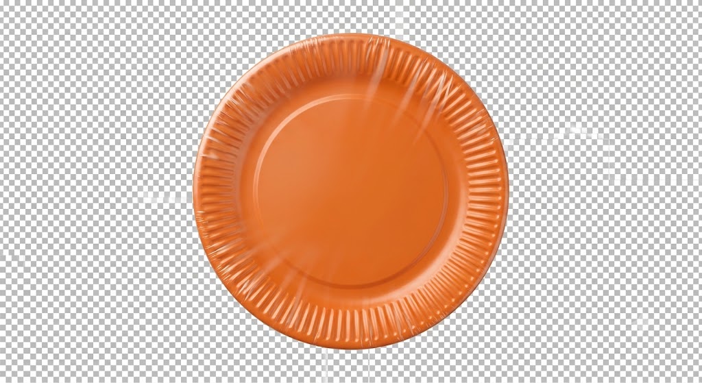 15566849681-watermarked-img-16712733007827563766.jpg PRATO DE PAPEL LISO LARANJA 18CM C/ 10UN - SILVER PLASTIC - Imagem 1