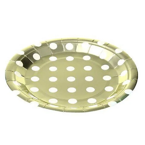 15566884162-prato-papel-po-dourado-10-un-0-0z3koq5r0z.webp PRATO DE PAPEL POÁ DOURADO 18CM C/ 10UN - SILVER PLASTIC - Imagem 1
