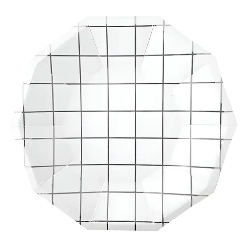 15566885118-d-q-np-2x-737718-mlb103362919074-012026-p.webp PRATO DE PAPEL XADREZ PRATEADO 18CM C/ 10UN - SLVER PLASTIC - Imagem 1