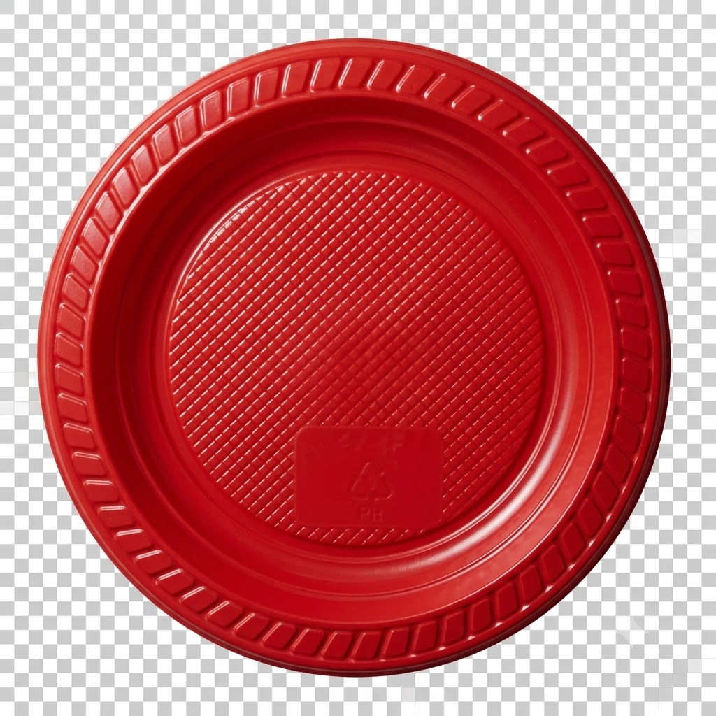 15568282911-watermarked-img-8475564041959920793.jpg PRATO PLÁSTICO VERMELHO 15CM COM 10UNID - PONTO DAS FESTAS - Imagem 1