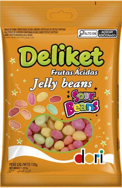 DELIKET ÁCIDO CONFEITADAS 150G - DORI