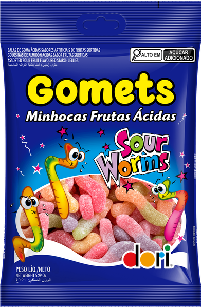 GOMETS MINHOCA ÁCIDA 150G - DORI