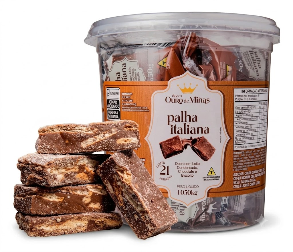 15581996059-123654.jpg DOCE PALHA ITALIANA 1,050KG - OURO DE MINAS - Imagem 1
