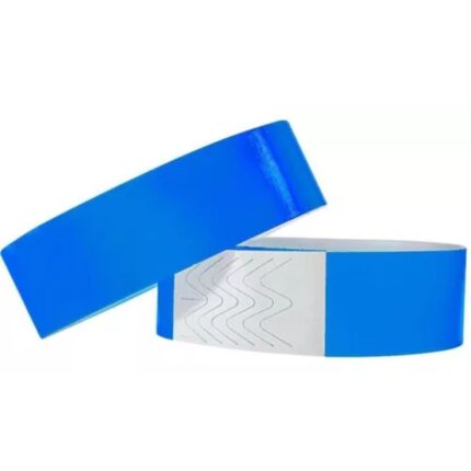 PULSEIRA DE IDENTIFICAÇÃO PLÁSTICO SLIM LASER COM 50UN  - AZUL ESCURO