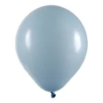 BALÃO DE LATÉX  9 POLEGADAS AZUL CANDY RETRO REDONDO COM 25 UNID- JOY - Imagem 2