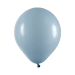 BALÃO DE LATÉX  9 POLEGADAS AZUL CANDY RETRO REDONDO COM 25 UNID- JOY - Imagem 3