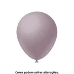 BALÃO DE LATÉX  5 POLEGADAS  LAVANDA CANDY RETRO REDONDO COM 50 UNID- JOY