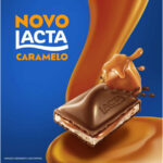 BARRA DE CHOCOLATE CARAMELO RECHEADA 104G - LACTA - Imagem 3