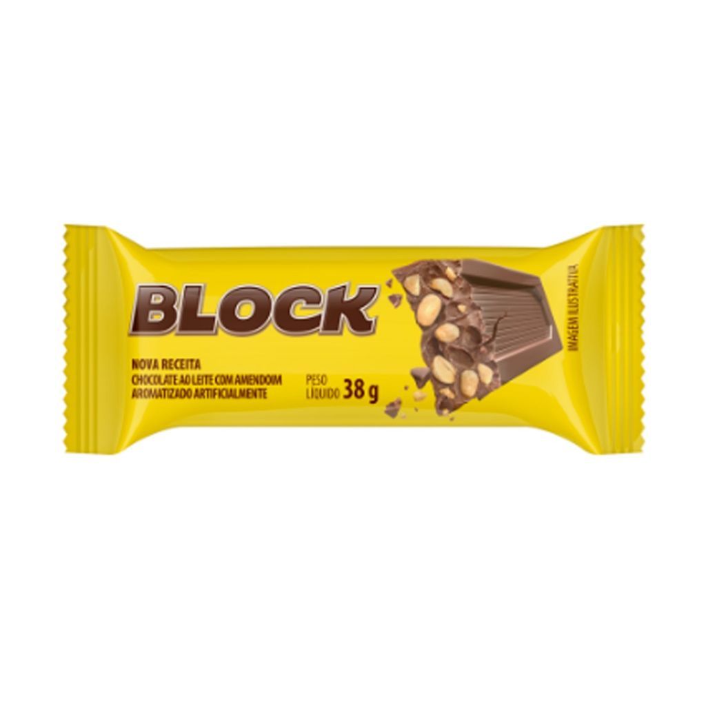 CHOCOLATE DE AMENDOIM BLOCK 38GR – ARCOR