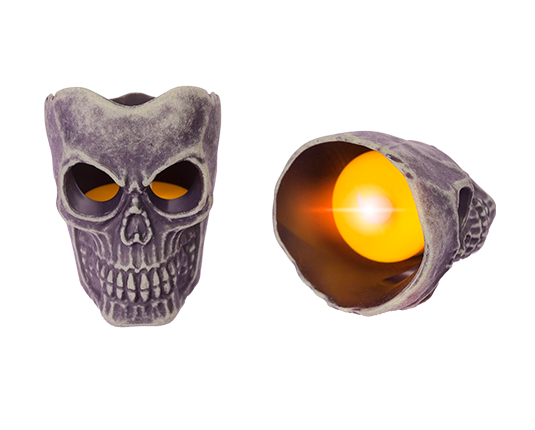15376643275-pi4755-1.png VELA CAVEIRA DE LED HALLOOWEEN - Imagem 1