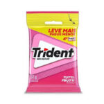 CHICLETES TRIDENT TUTTI FRUTT COM 4x5 32G