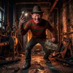MÁSCARA DE PLÁSTICO DO FREDDY KRUEGER - Imagem 2