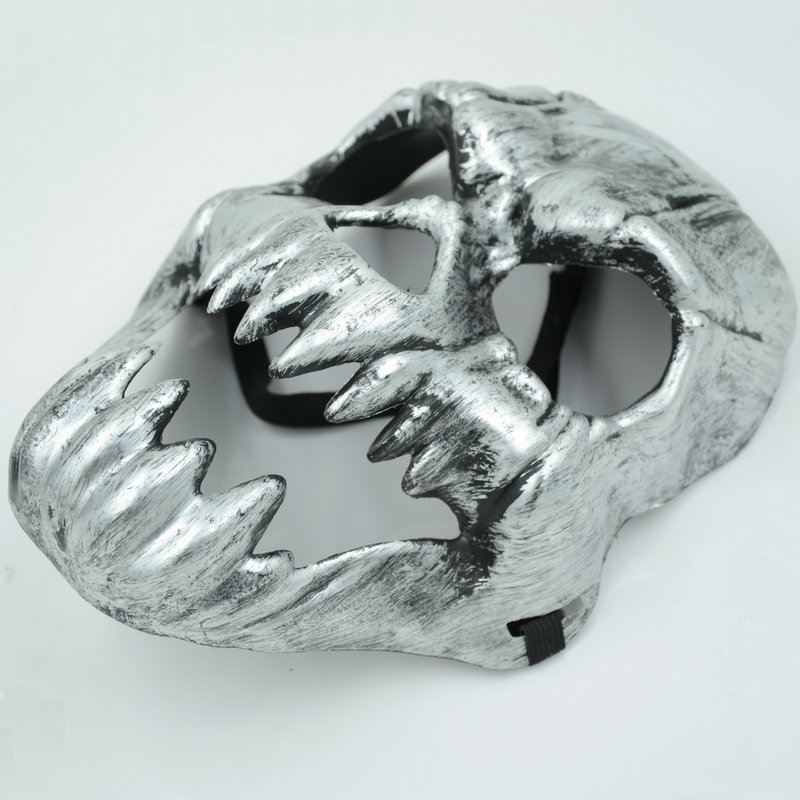 15601520935-2363215898-2028072840.jpg MÁSCARA CAVEIRA PRATEADA - HALLOWEEN - Imagem 1