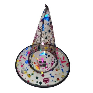 CHAPÉU DE BRUXA TULE COLORIDO PARA HALLOWEEN