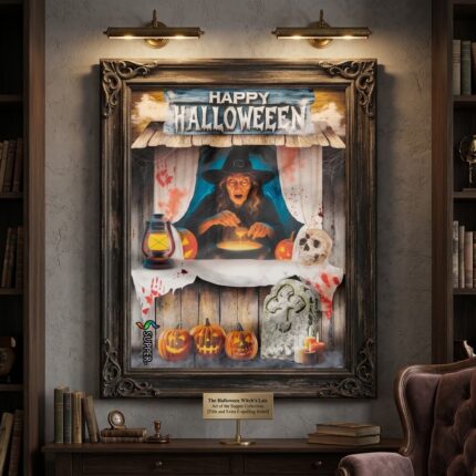 PAINEL TNT ESTAMPADO BRUXA HALLOWEEN 1,40X1,0M 40G/M² 1400MM