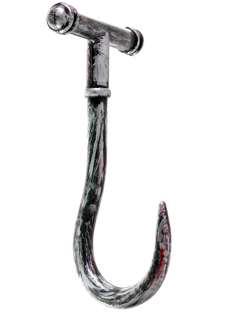 15604187681-cut-acc5923-antique-look-silver-meat-hook-with-blood-stains-halloween-prop-1200.jpg ENFEITE GANCHO DE PLÁSTICO PARA HALLOWEEN - Imagem 1