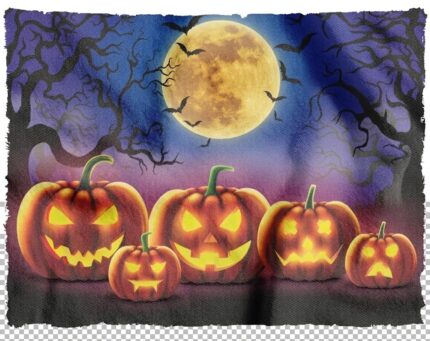 PAINEL ESTAMPADO HALLOWEEN ABÓBORAS 1,40X1,0M